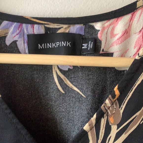 Beautiful floral mink pink dress - Picture 2 of 2